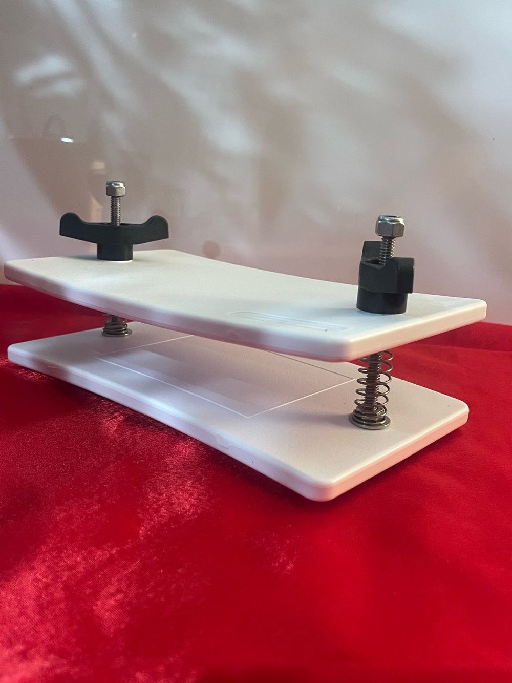 White Adjustable Two-Plate Clamp Tofu Press -